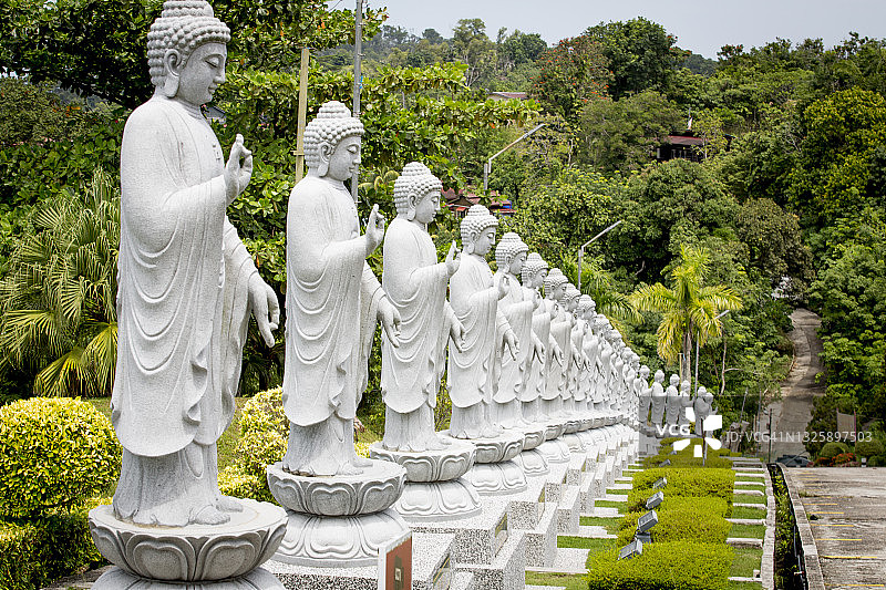 沙巴山打根的佛像图片素材
