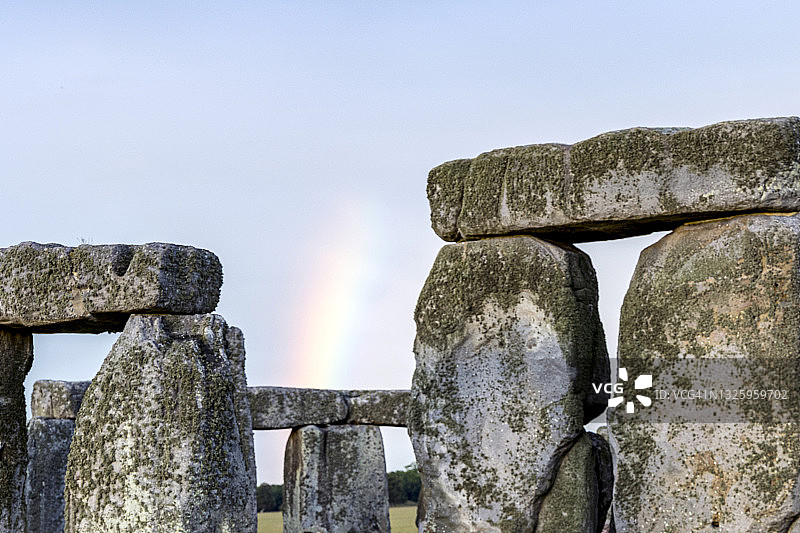 2019夏至，英国索尔兹伯里巨石阵图片素材