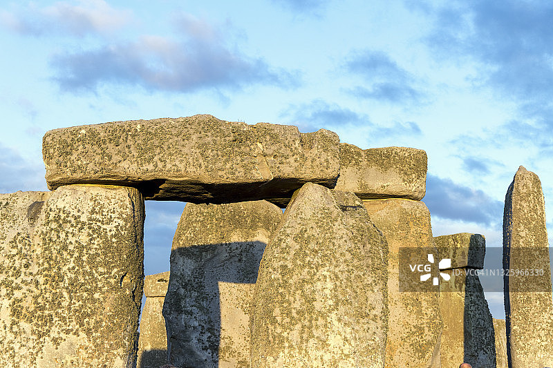 2019夏至，英国索尔兹伯里巨石阵图片素材