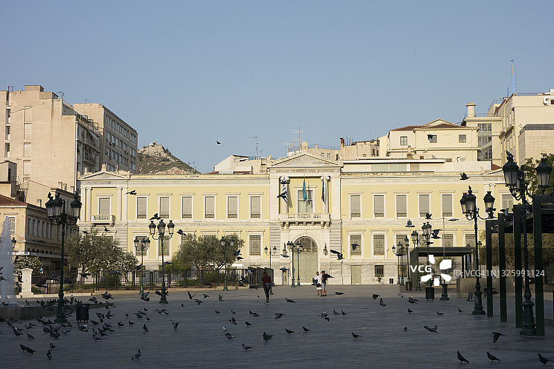 希腊议会大厦，雅典图片素材