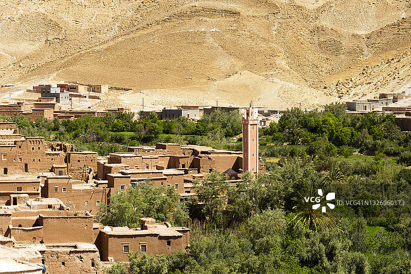 摩洛哥南部乌尼拉山谷风光图片素材