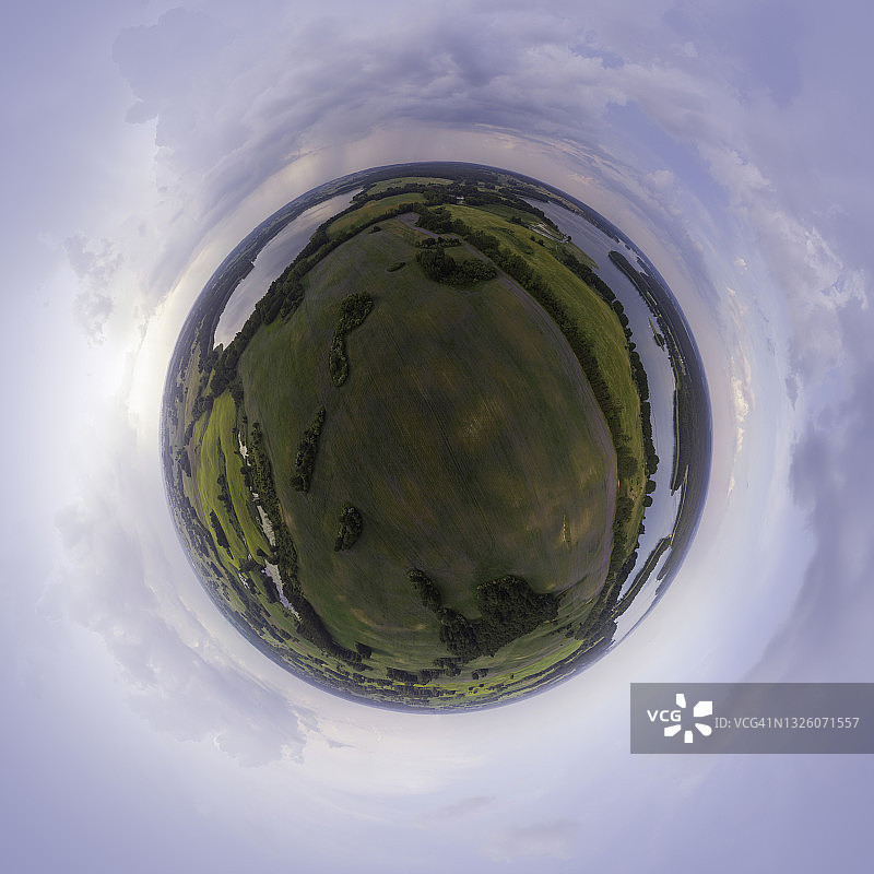 湖泊岛屿全景图片素材