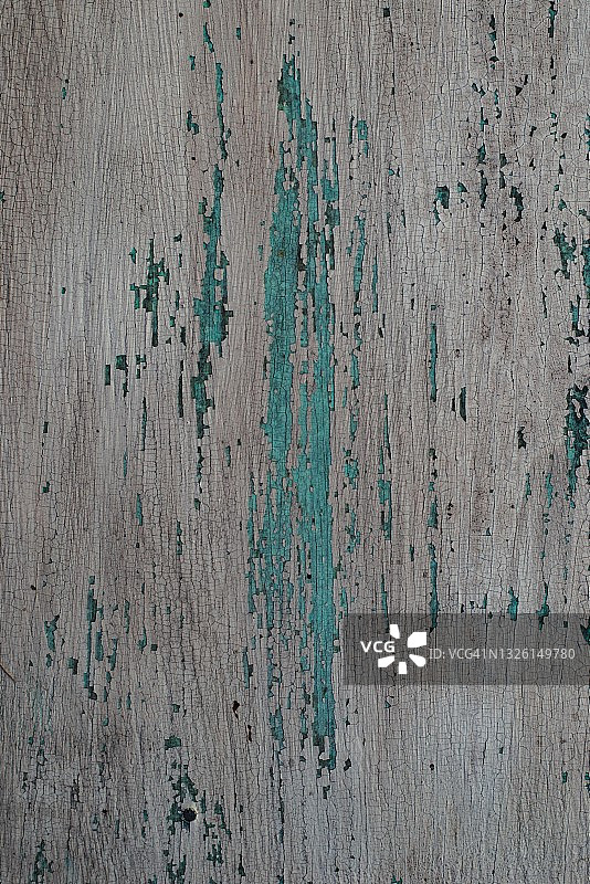 木头上剥落的白色油漆图片素材