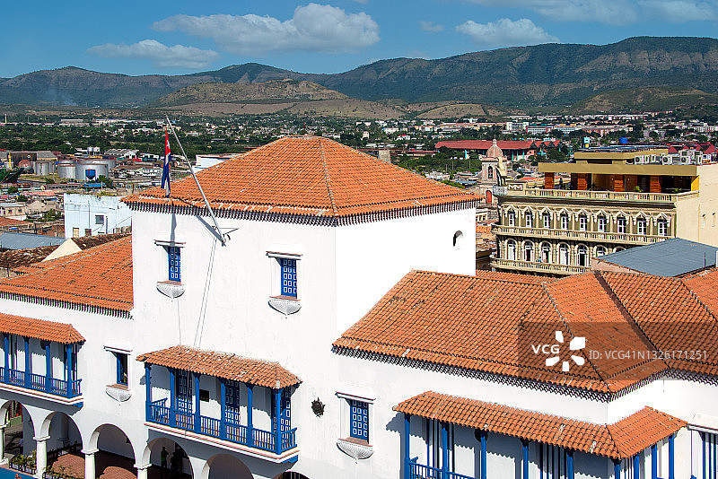 古巴圣地亚哥-德古巴市政厅图片素材