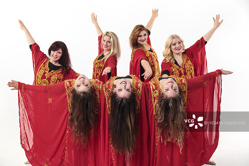 东方舞团体照图片素材