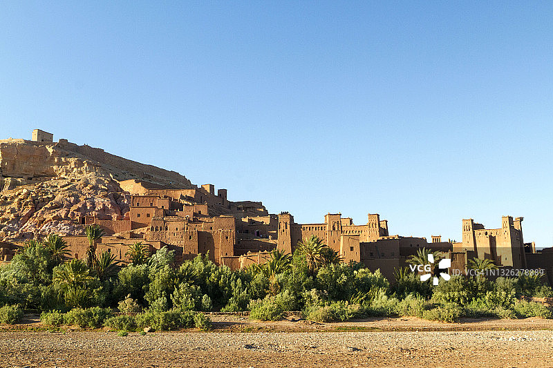 艾本哈杜村，摩洛哥南部乌尼拉山谷图片素材