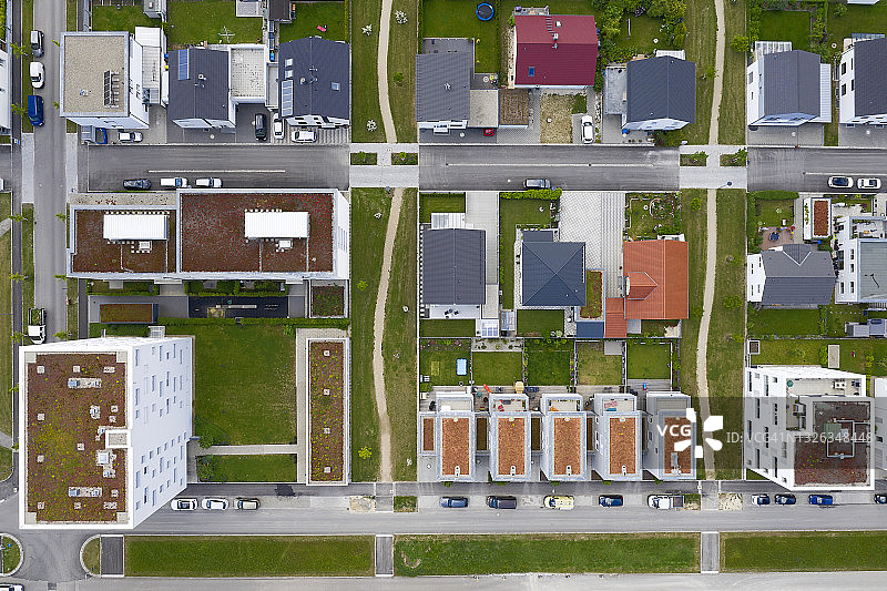 新建住宅和公寓楼图片素材