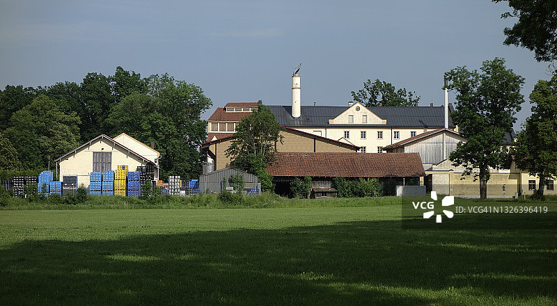 巴伐利亚乡村的啤酒厂图片素材