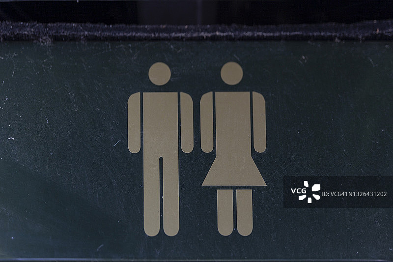 公共厕所的男女标志图片素材