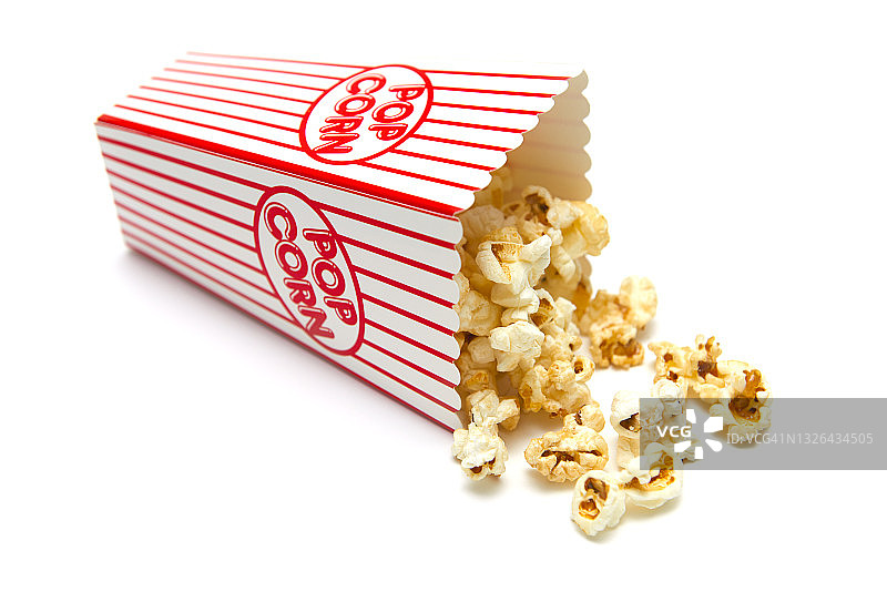 洒落的爆米花图片素材