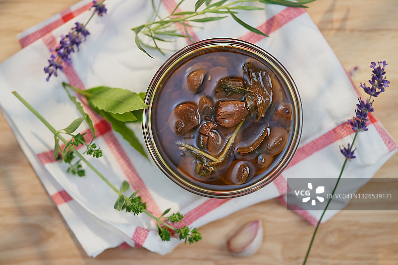 普罗旺斯蒜油封图片素材