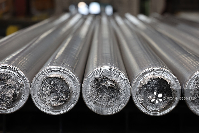 铝制圆筒图片素材