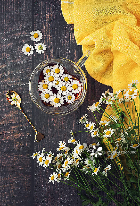 洋甘菊茶图片素材