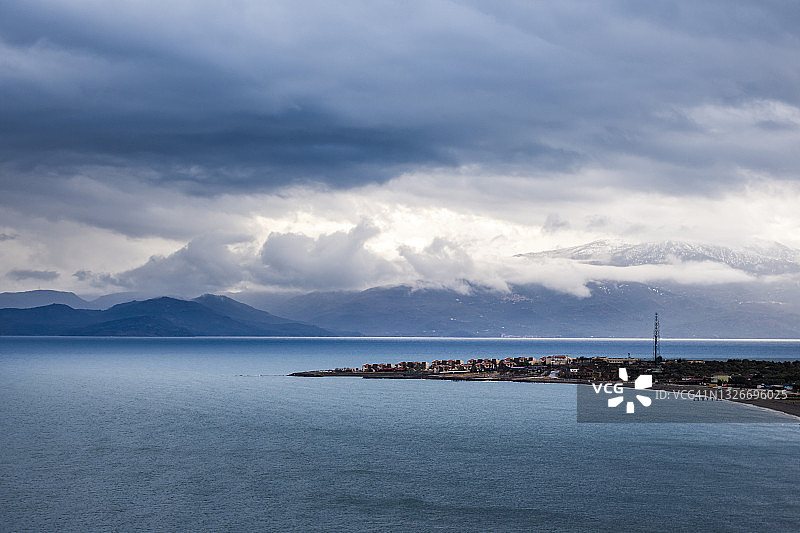爱琴海米蒂利尼岛风光图片素材