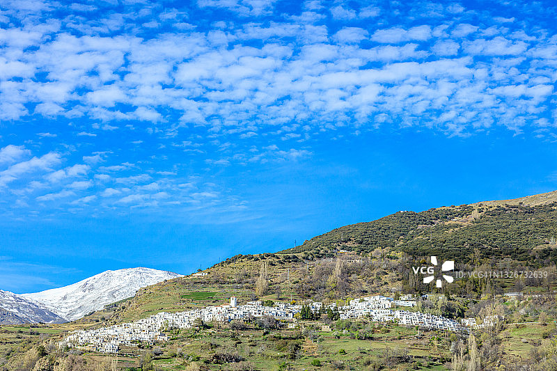 徒步前往特雷韦莱斯时看到的卡皮莱拉景色，安达卢西亚图片素材