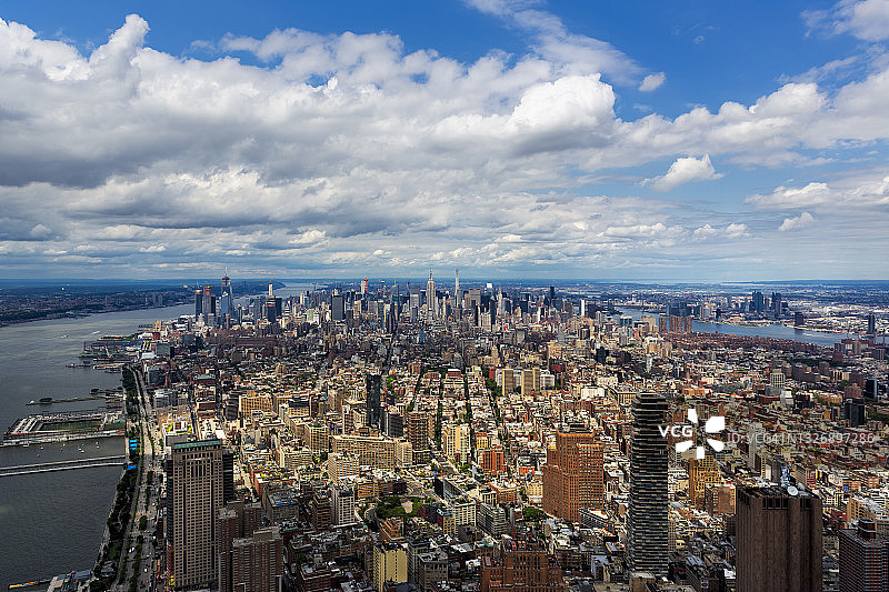 纽约市天际线图片素材