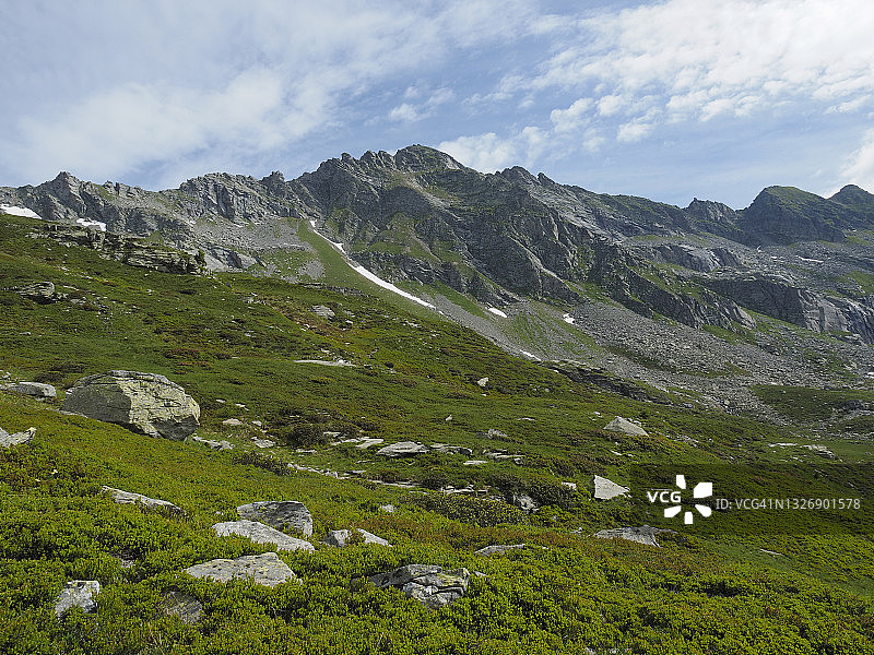 博斯科古林附近施特拉尔班山景色，罗瓦纳山谷图片素材