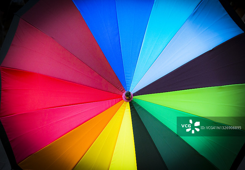 彩虹伞图片素材