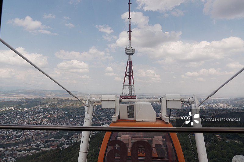 格鲁吉亚第比利斯电视塔图片素材