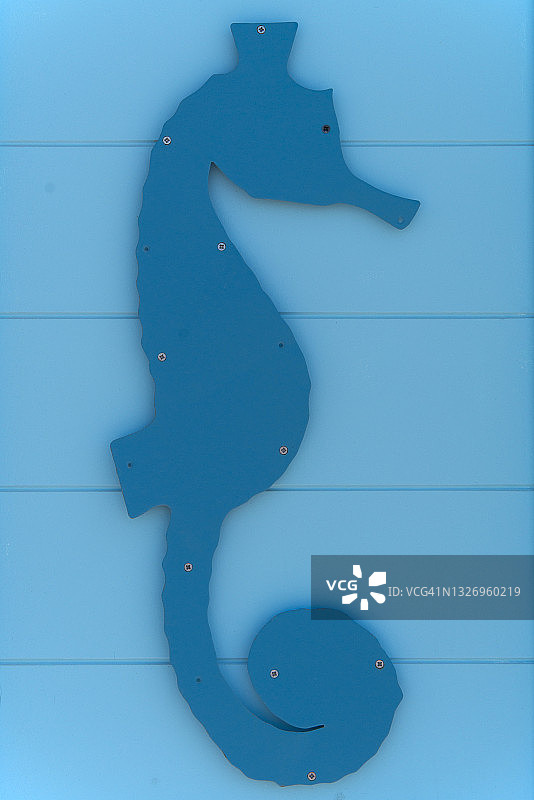 木制海马图片素材