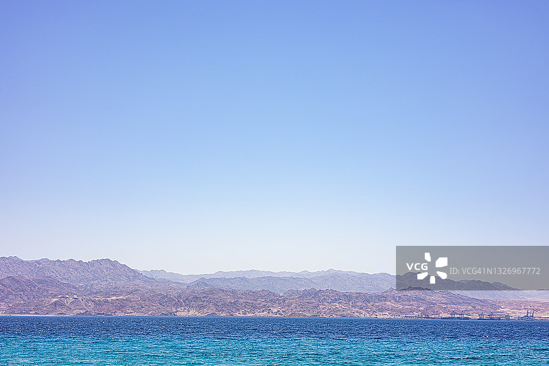 亚喀巴湾景观图片素材