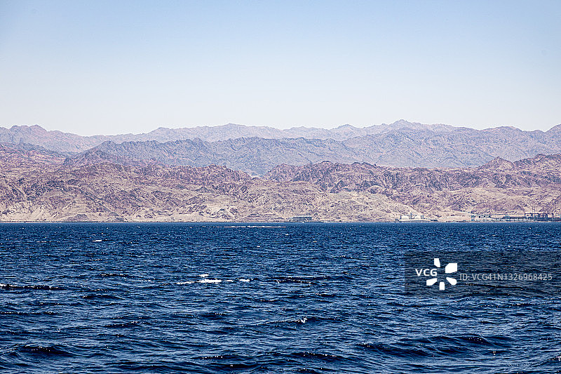 亚喀巴湾景观图片素材