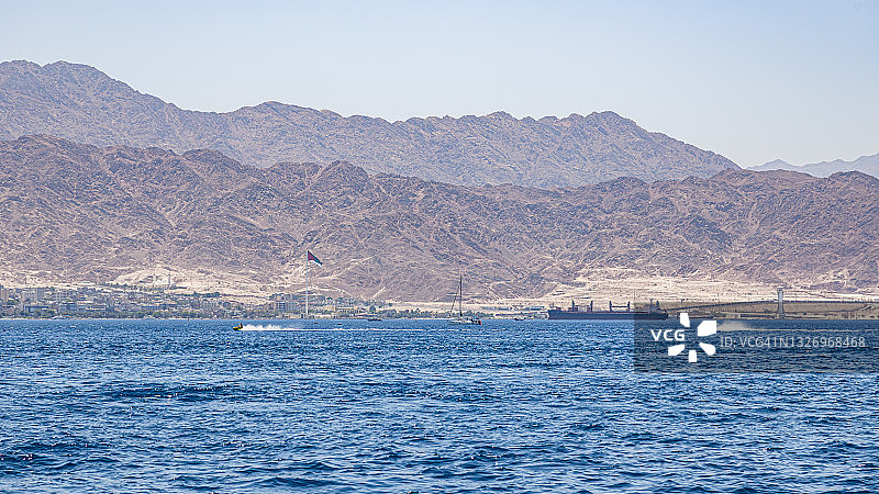 亚喀巴湾景观图片素材