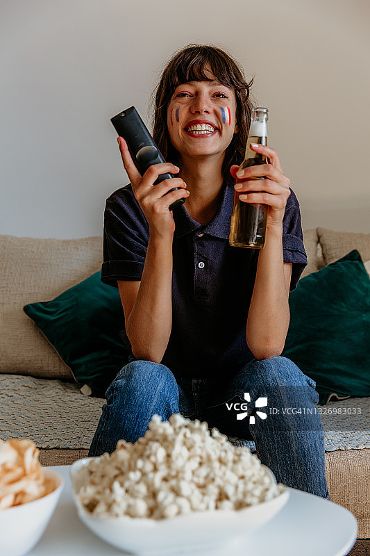 热情的足球迷图片素材