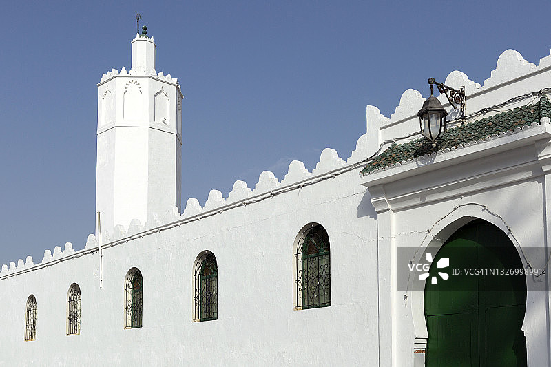 摩洛哥艾西拉的清真寺建筑图片素材