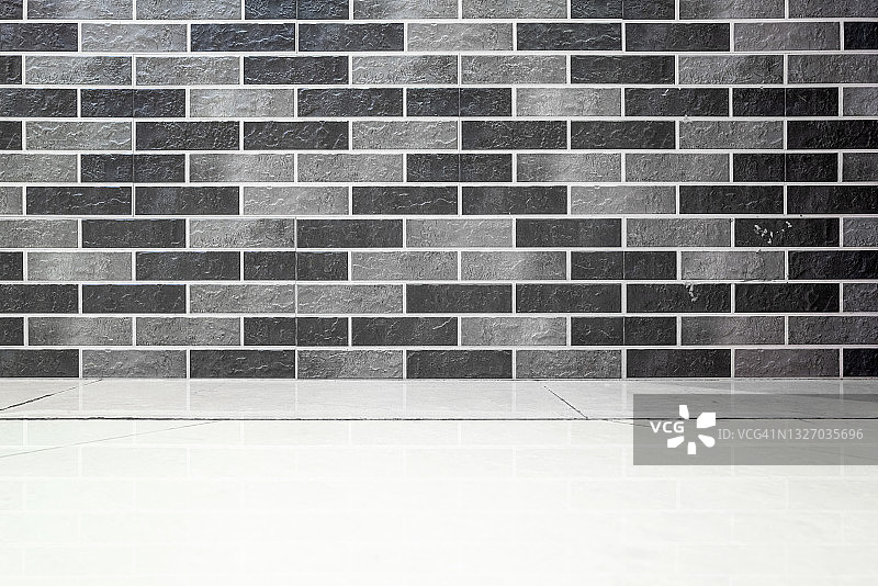 空砖墙和地板图片素材