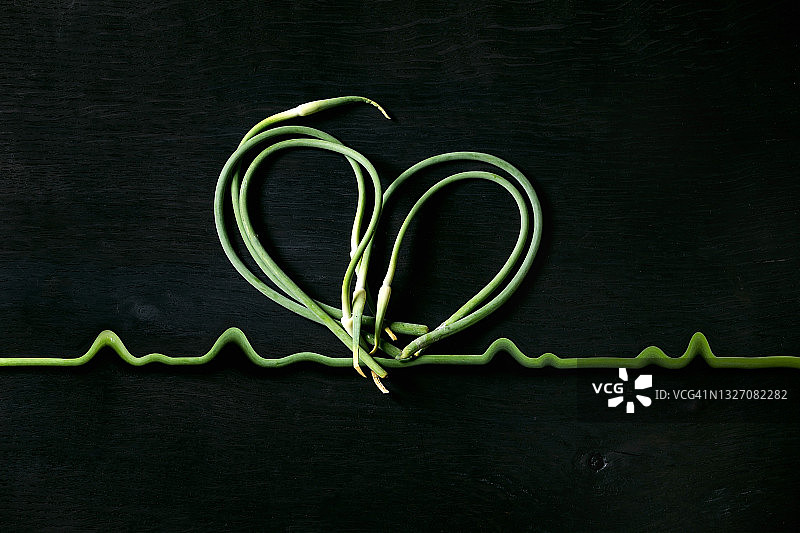 心形野蒜图片素材