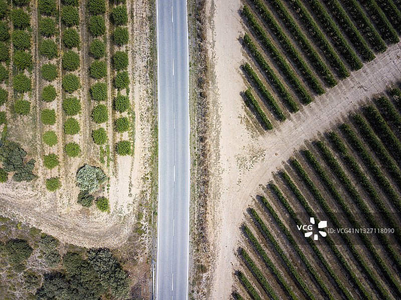 乡村景观公路图片素材