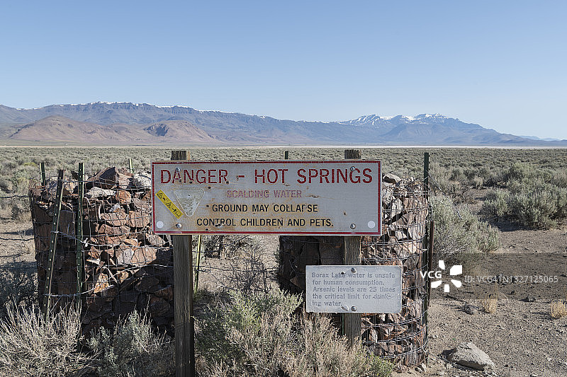 俄勒冈州硼砂温泉图片素材