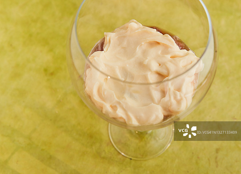 提拉米苏分层图片素材