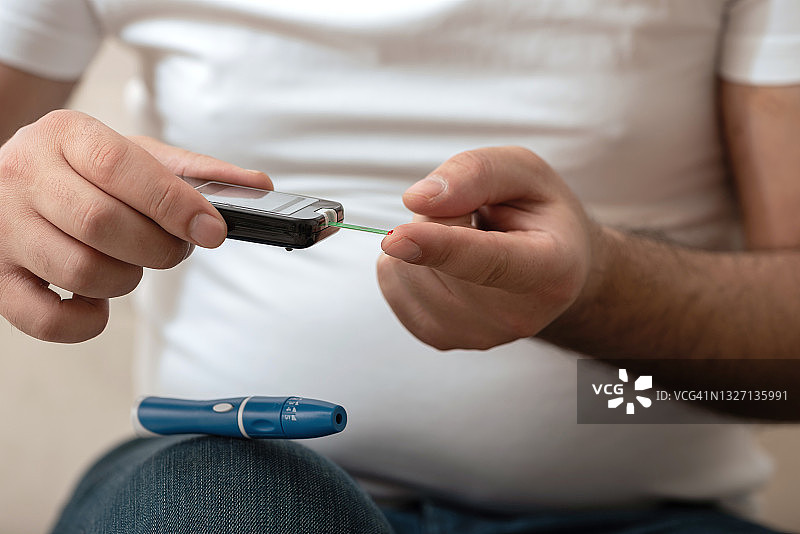 血糖测试糖尿病图片素材