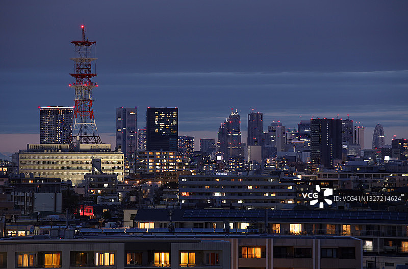 城市夜景图片素材