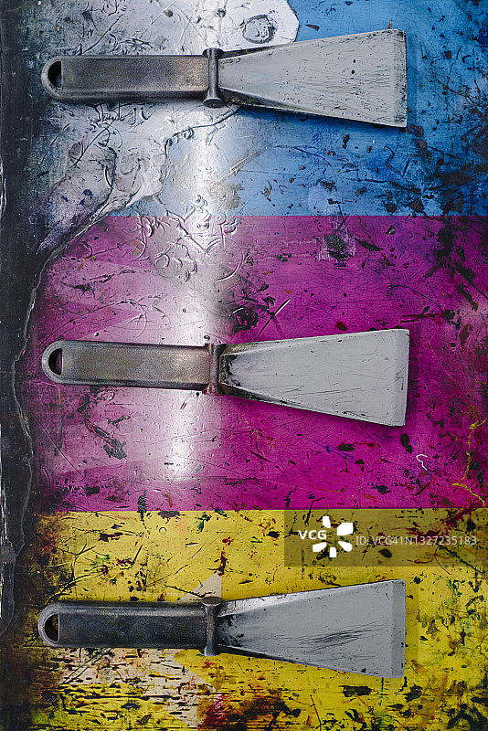 工业用金属刮刀图片素材