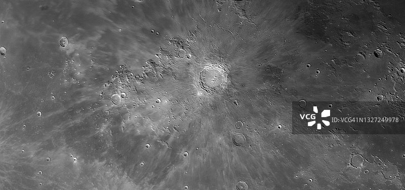 哥白尼环形山天文摄影图片素材