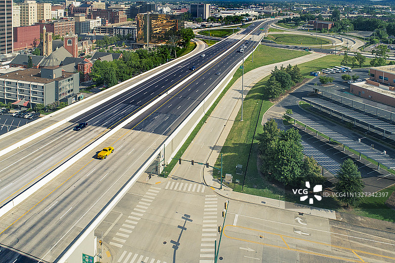 城市高速公路建筑工地图片素材