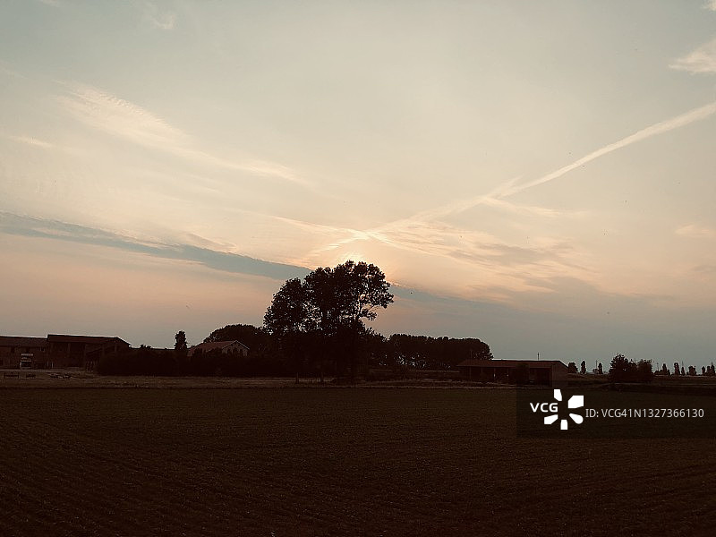 像画一样的天空图片素材