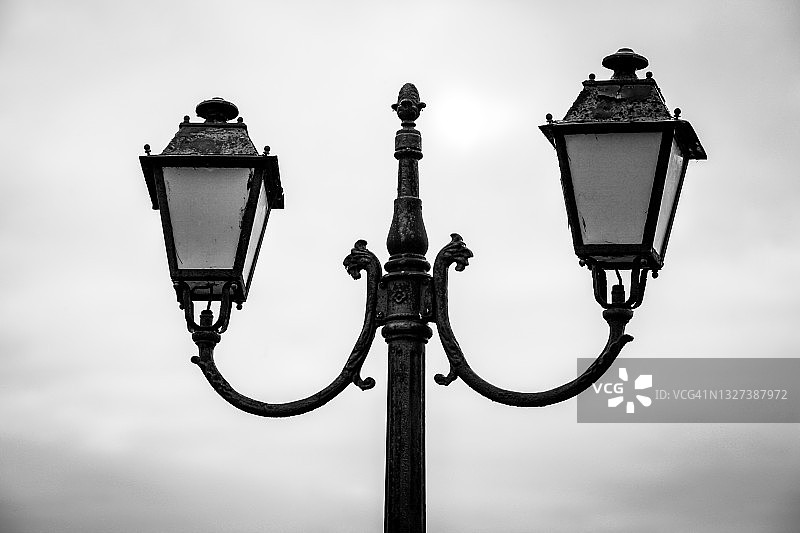 旧路灯影像图片素材