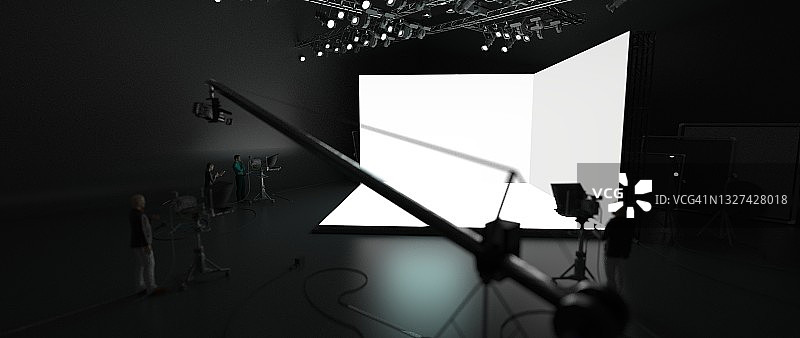 3D演播室直播模板，网络活动，直播，网络演播室图片素材