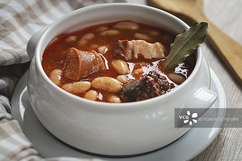 阿斯图里亚斯炖豆图片素材