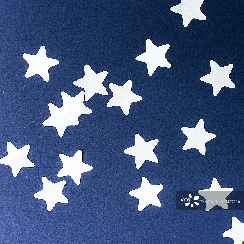 美丽的蓝色星空背景图片素材