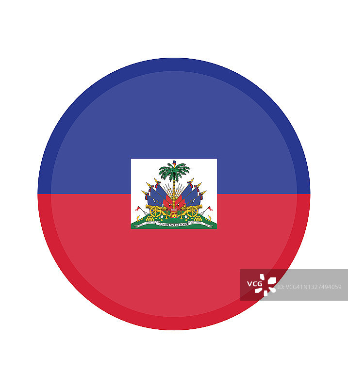 海地国旗，官方颜色和比例正确。矢量图。EPS10。海地国旗矢量图标，简单，扁平设计，适用于Web或移动应用程序图片素材