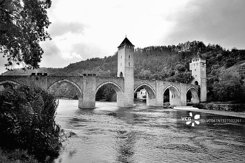 卡奥尔，瓦朗特雷桥图片素材