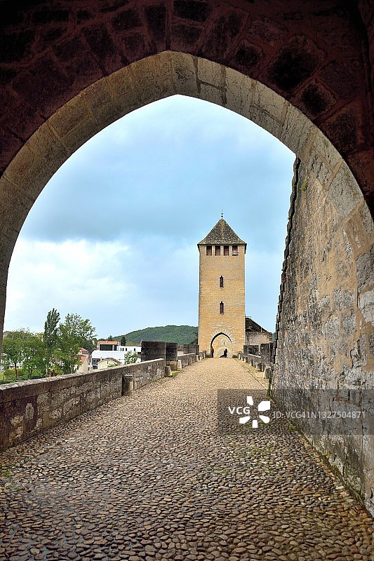 卡奥尔，瓦朗特雷桥图片素材