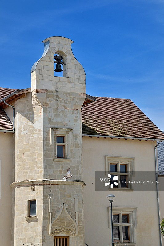 马尔芒德圣福伊教堂和查理曼大帝塔图片素材