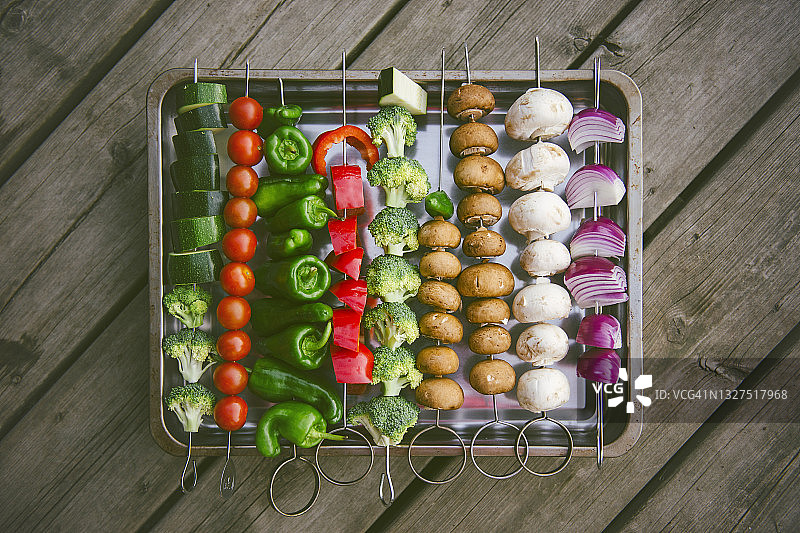 蔬菜串图片素材