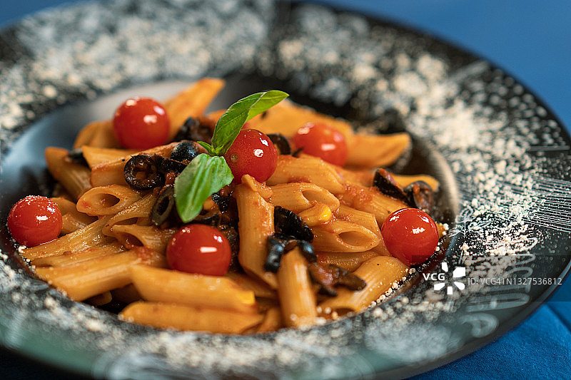 辣椒番茄意大利面图片素材